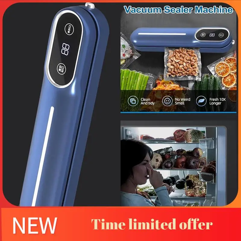 

A006-Vacuum Sealer Machine Suction Touch Automatic Food Sealer With External Vacuum System Dry Moist Fresh Modes