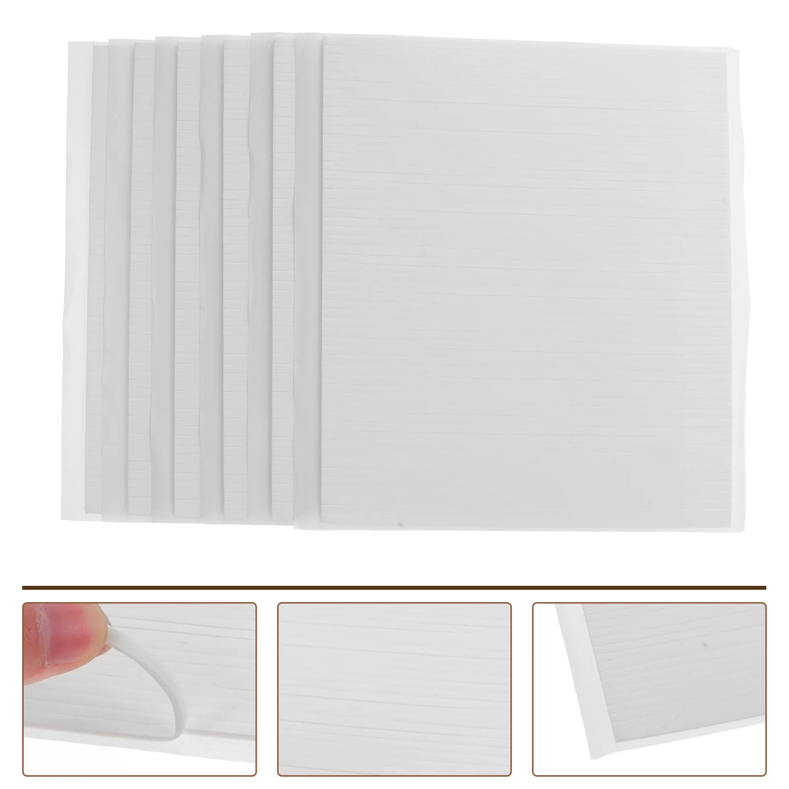 

6 Sheets Self Adhesive Foam Strip Double Sided Tapes Glue Mounts Scrapbook Stickers Dual Strips EVA