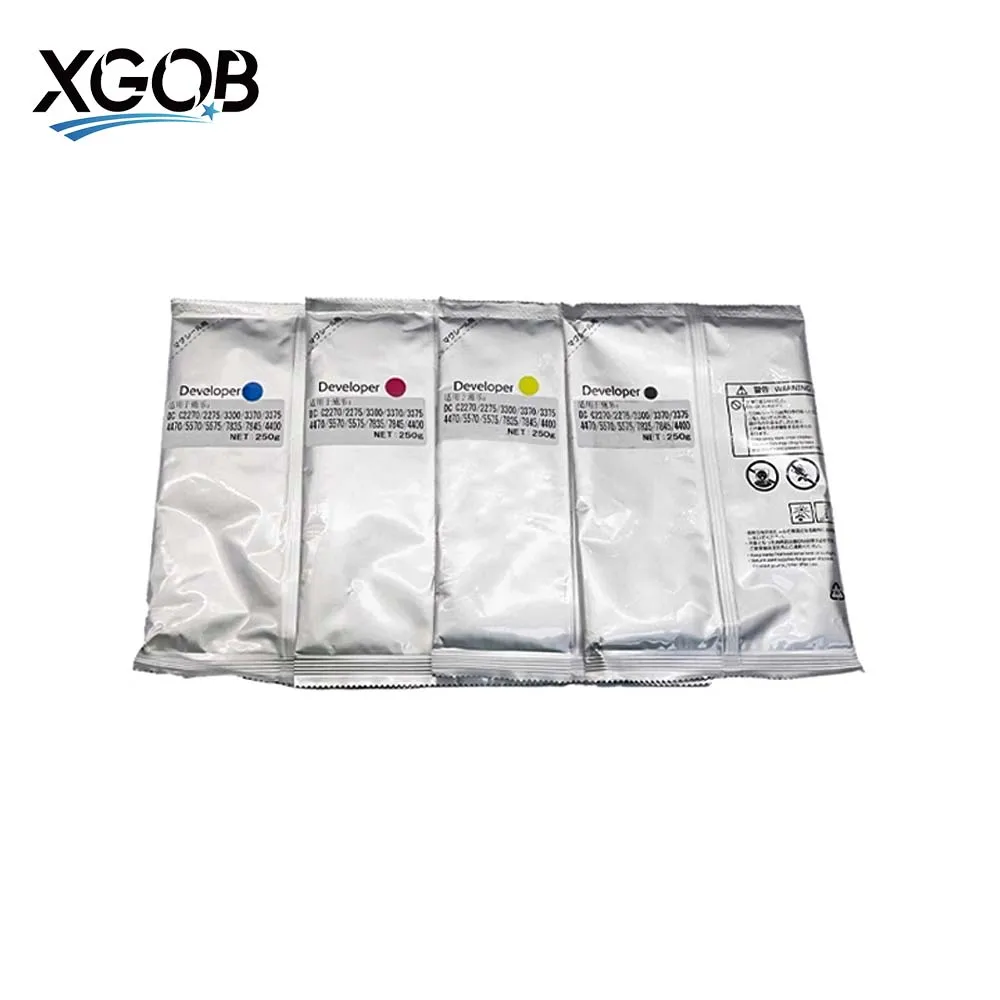 1Set/CMYK Developer Powder For Xerox V/VI C2270 C3370 C3373 C4470 5570 3375 4475 5575 High Quality Compatible iron Carrier
