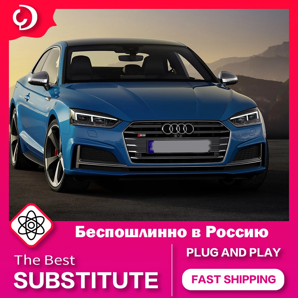 

AKD автостайлинг фары для Audi A5 2017-2019 Лампа фара DRL сигнал поворота Лампа проектор автомобильные аксессуары