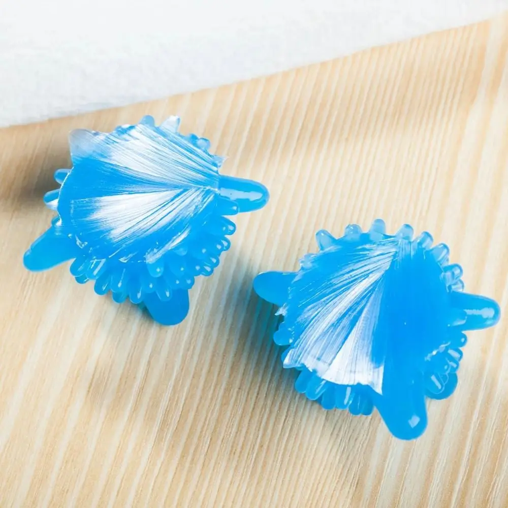 10PCS Reusable Plastic Laundry Balls Solid Friction Stain Removal Balls Antitangle Cleaning Balls Washing Machine