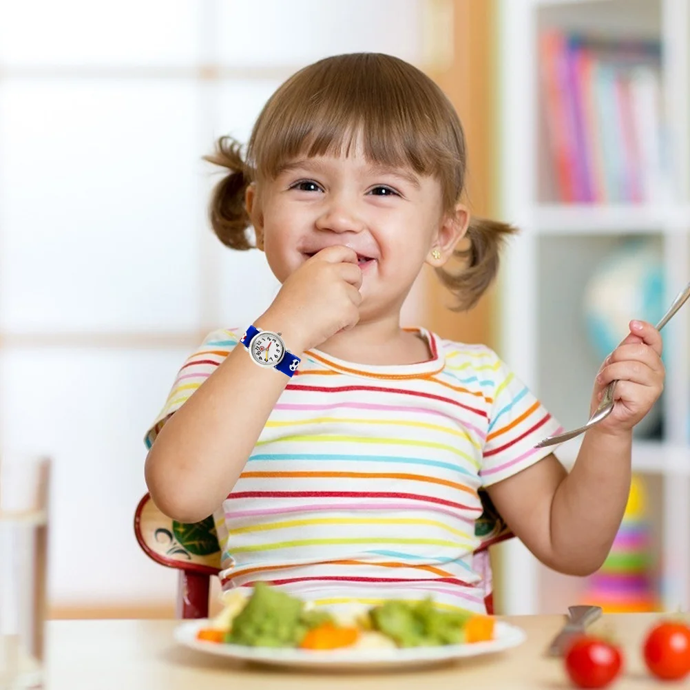 1PC ساعة كارتون كرة القدم كوارتز ساعة يد مقاومة للماء لساعة اليد