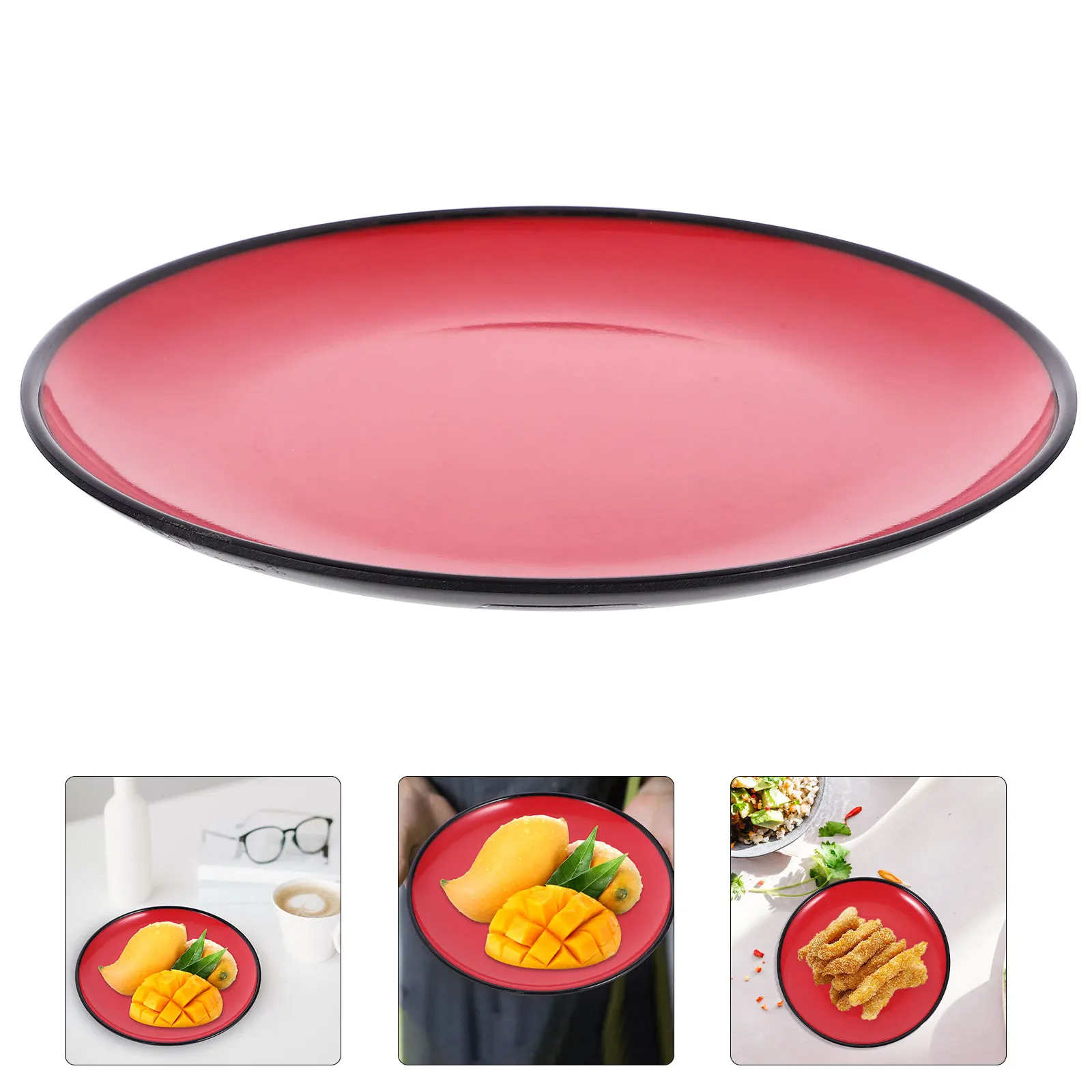 

4pcs Fruit Serving Dish Dessert Plate Food Serving Plate For Picnic Outdoor Dinner Party Appetizer Snack Salad Lunch Kitchen