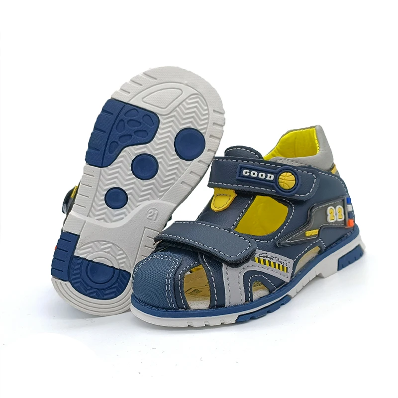 Mode 1 paar Orthopädische schuhe junge PU Leder Kinder Sandalen, Super Qualität Kinder Sommer Schuhe
