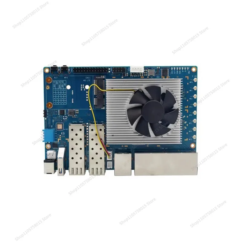 For Development Board Accessories, Heat Sink with Fan, Suitable for BPI-R3 Heat Dissipation, Cooling and Cooling