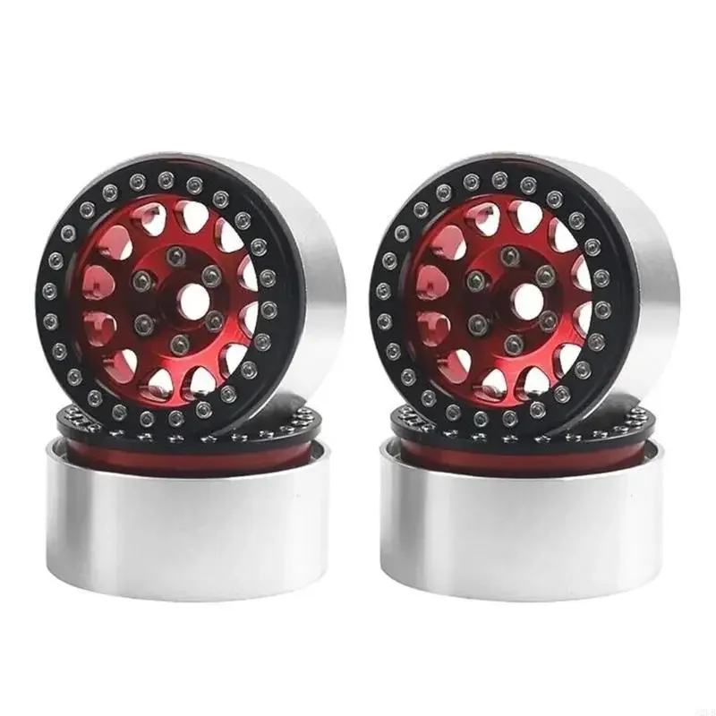 High Performances Sturdy Beadlock Rims for Remote Control Crawlers Negative Offsets Aluminum Alloy Constructions 15UB