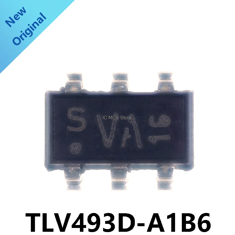 10PCS/LOT New Original TLV493D-A1B6 SOP-6 Board interface Hall effect magnetic sensor chip IC