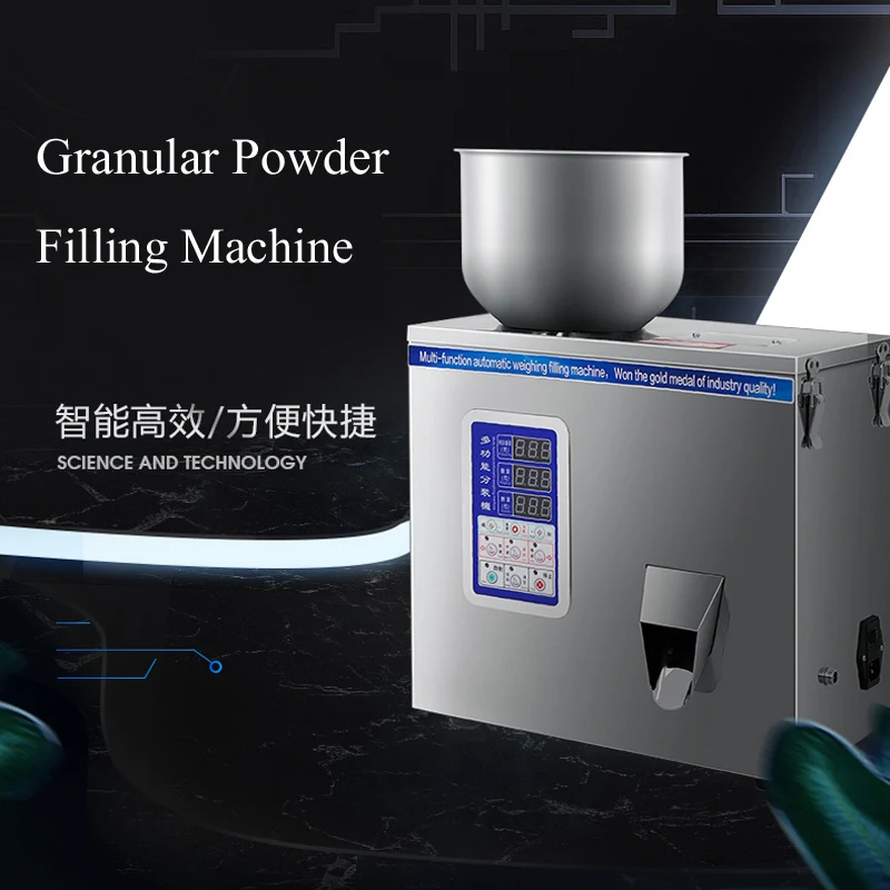 

1-100g Granular Powder Filling Machine Digital Control Tea Grain Corn Grain Weighing Machine Automatic Filling Machine