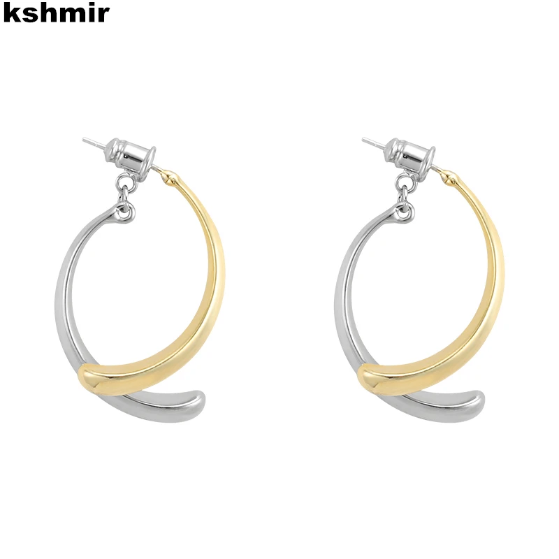 kshmir Clash-color detachable earrings for women 2022 new fashionable temperament female earrings jewelry accessories gift