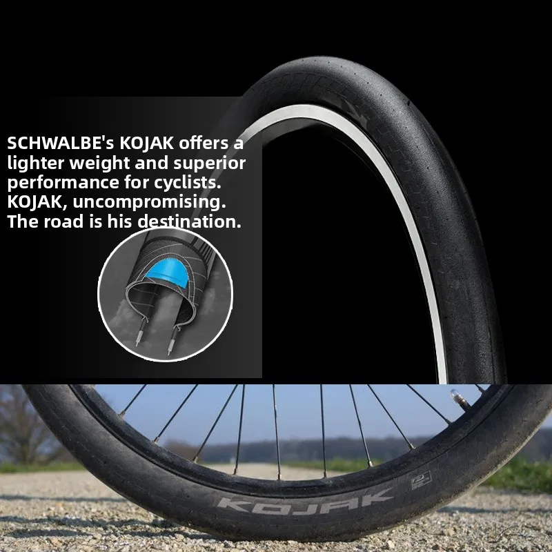 

Schwalbe KOJAK 20*35 Велосипедная внешняя шина Неглянцевая светоотражающая бесплатная складная велосипедная шина для 20-дюймовых колес