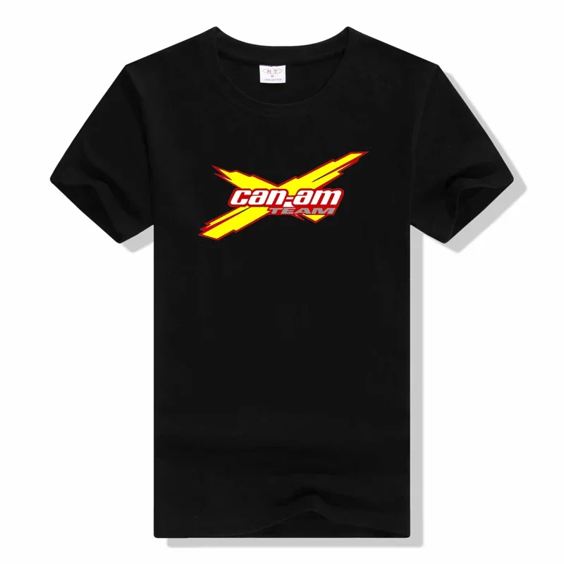 Arrived Mens t shirt Can-Am Team Brp Atv Black Short Sleeve T-Shirt men fashion summer casual cotton tee t shirt