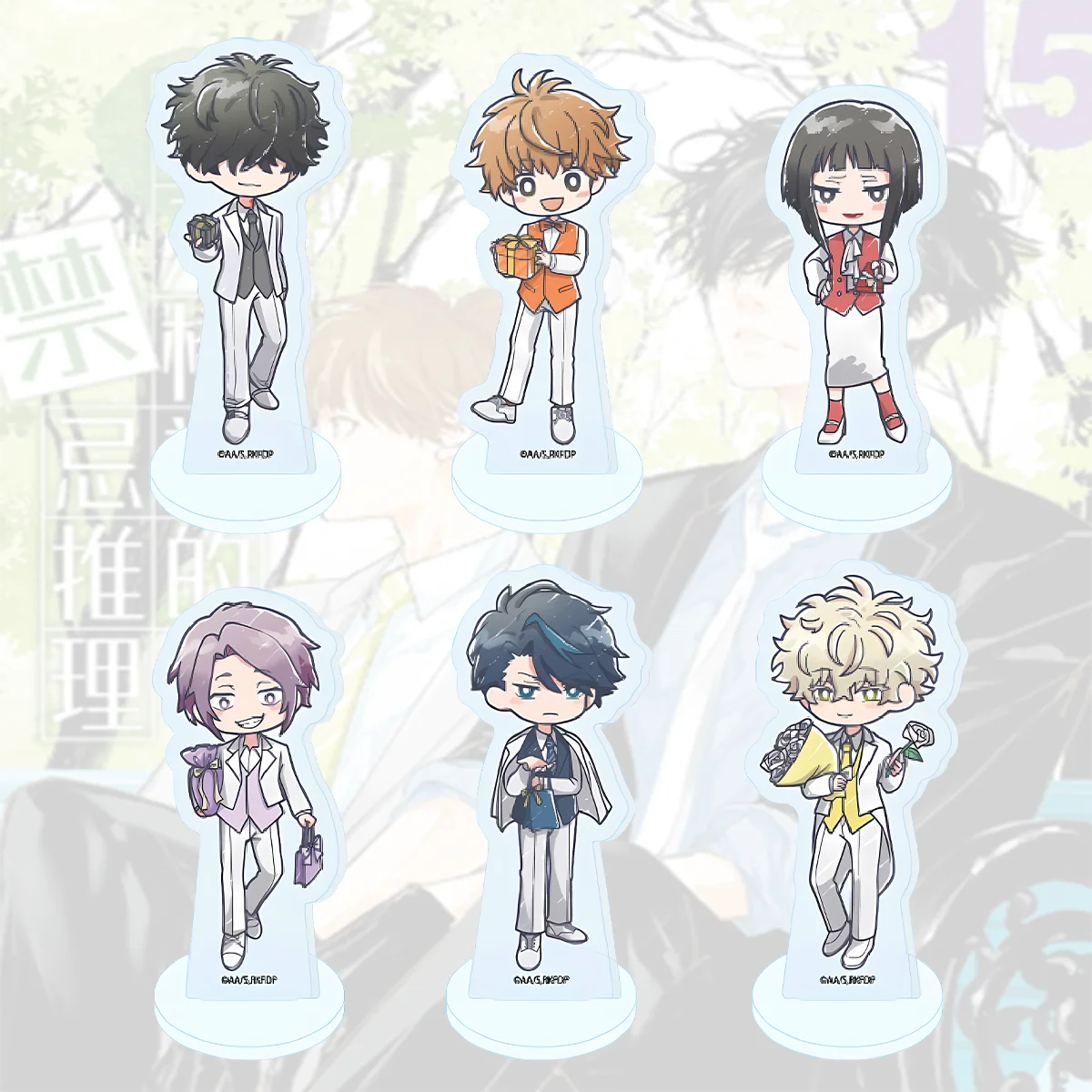 Anime Ron Kamonohashi Soporte Acrílico de 10cm, Bonito Regalo, Regalo de Halloween, Decoración Coleccionable de Anime para Vitrina, Llavero