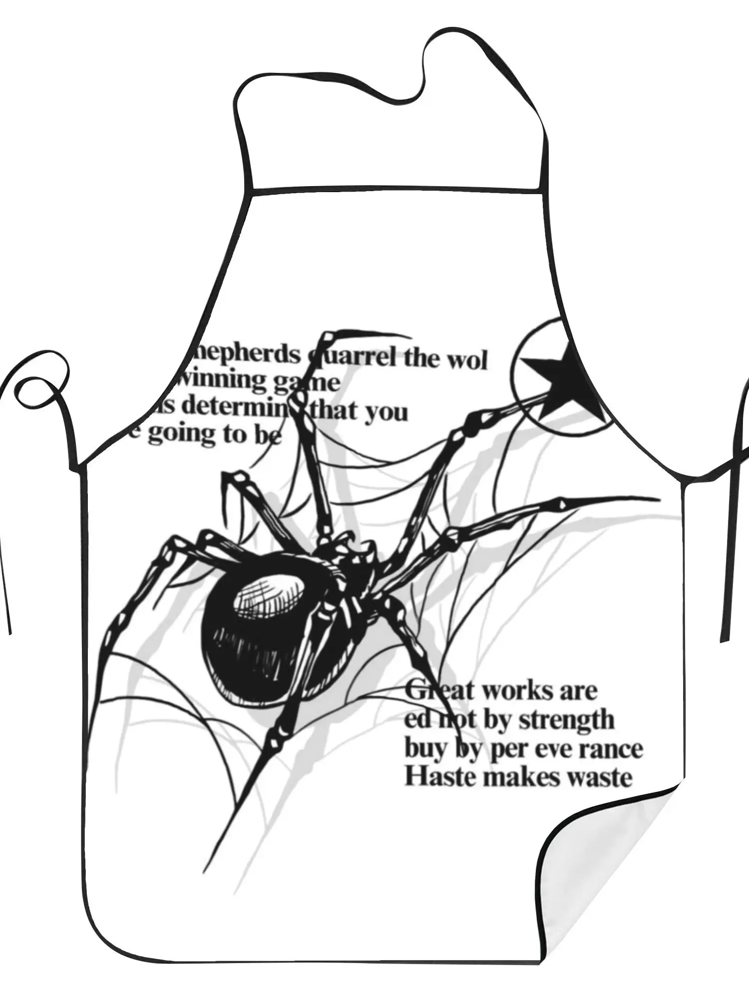 Apron with a Retro Fashion Design for Cooking in Restaurants
