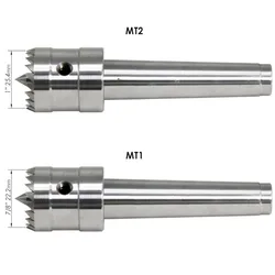 Wood Lathe Drive Center Turning Spur MT1 MT2 with Spring Loaded Point Woodturing Woodworking Wood Turning Tools Accessories 1pc