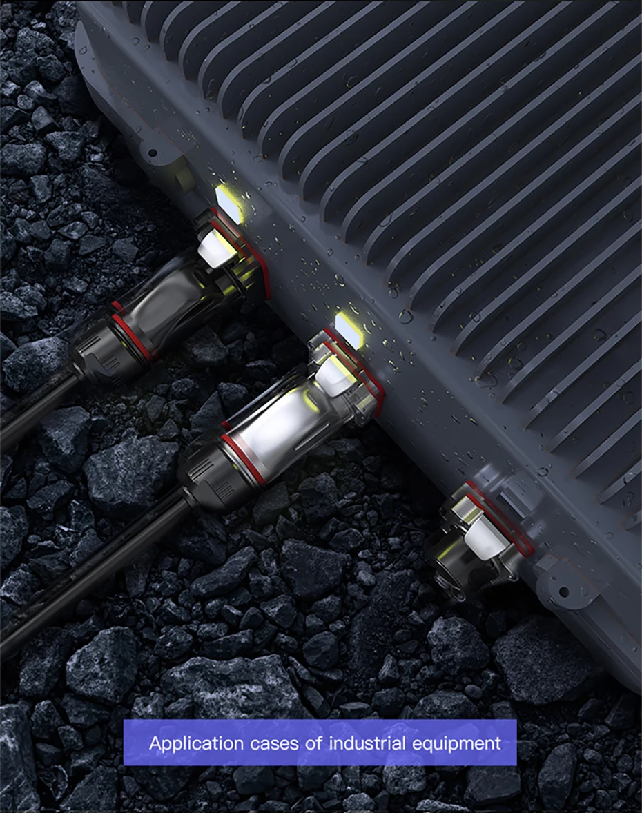 CNLINKO BD24 Wasserdichter Rundsteckverbinder 25A/500V Löttyp 2-4-polig Stecker/Buchse Metallset für Industriegeräte & Luftfahrt – Detail 16