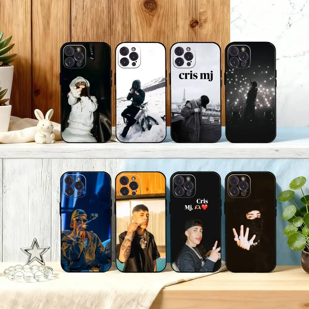 

Чехол для телефона C-Cris MJ Singer для iPhone 17,16,15,14,13,12 Plus, Pro Max, XS, 5G, мягкий силиконовый черный чехол