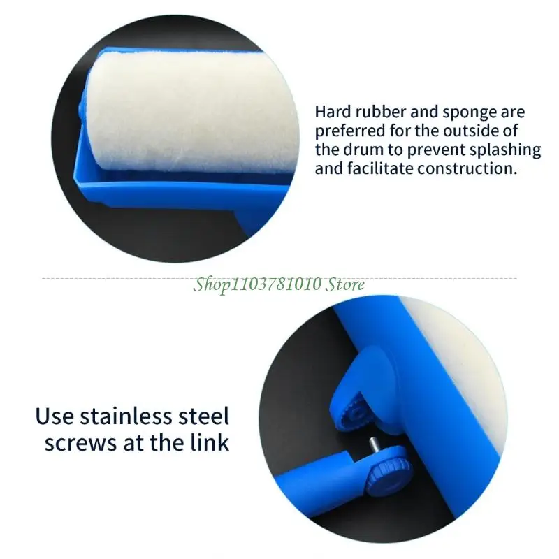 U55D Splash Resistant Ceiling Roller with Cover Durability Plastic Paint Applicators