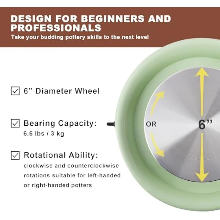 Mini Pottery Wheel Kit - 6