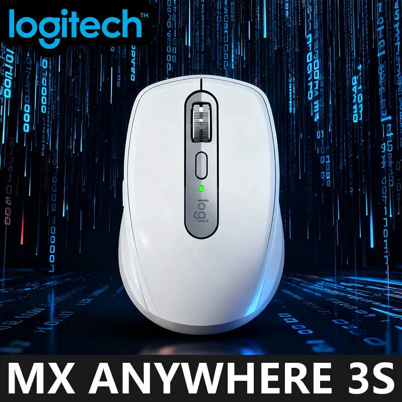

Logitech Master Series MX Anywhere 3S Bluetooth Беспроводная бесшумная мышь Мягкий звук Офисный женский планшет