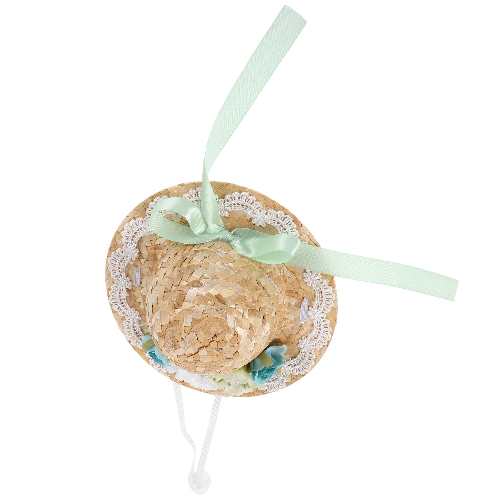 

Hats Straw Mini Craft Micro Landscape Summer Crafts DIY Accessories for Crafting