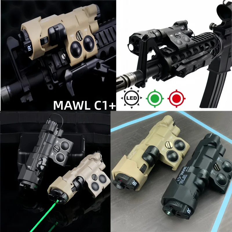 

НОВАЯ модульная лазерная указка MAWL C1, комбинированный свет лазерного фонарика, охотничий страйкбольный свет, красный лазерный свет # USB-модель зарядки