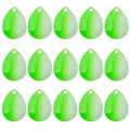 15Pcs Green-White