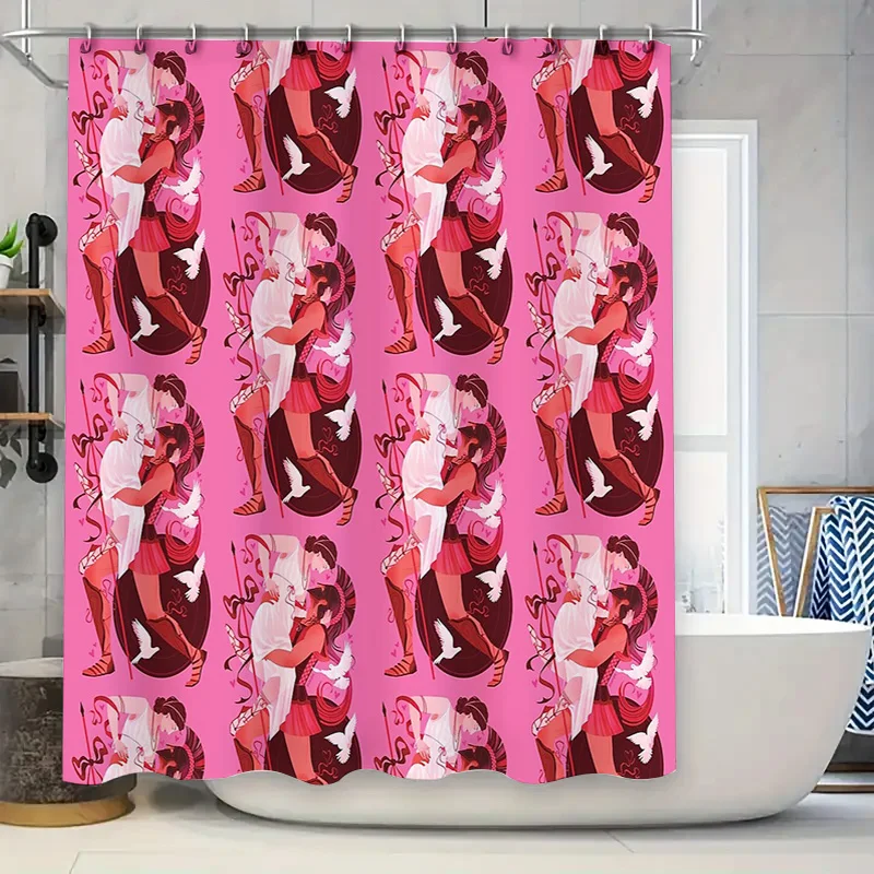 

Floral Shower Curtain Vintage Botanical Print Waterproof Bathroom Decor Farmhouse Style Home Textile Artistic Wall Hanging