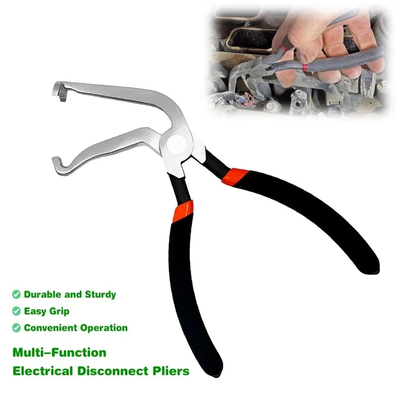 

A03Z-Electrical Disconnect Pliers, Fuel Line Petrol Clip Pipe Pliers, Car Hose Disconnect Tools For Push Tab Style Plugs