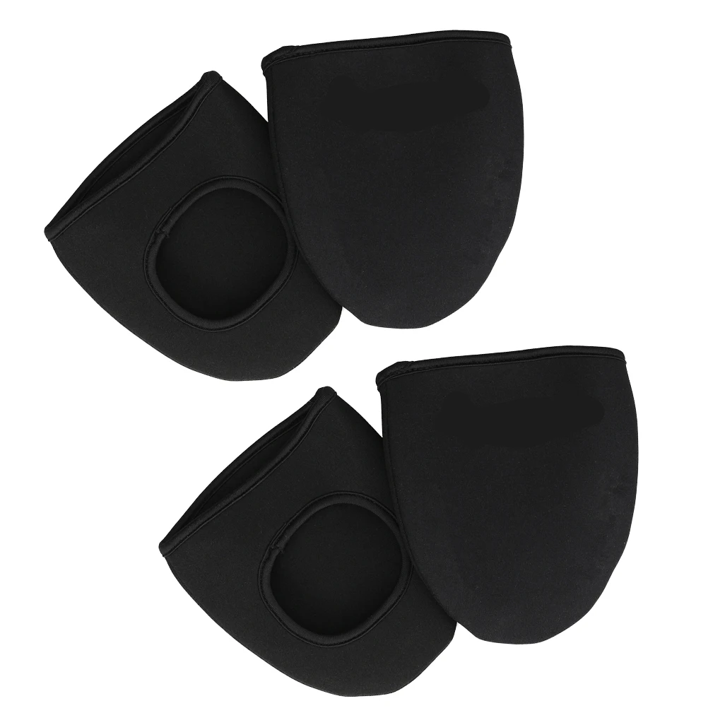 

2 Pairs Cycling Shoe Covers Windproof Waterproof Reusable Bicycle Overshoes Accessories Thickened Design Anti-slip Neoprene