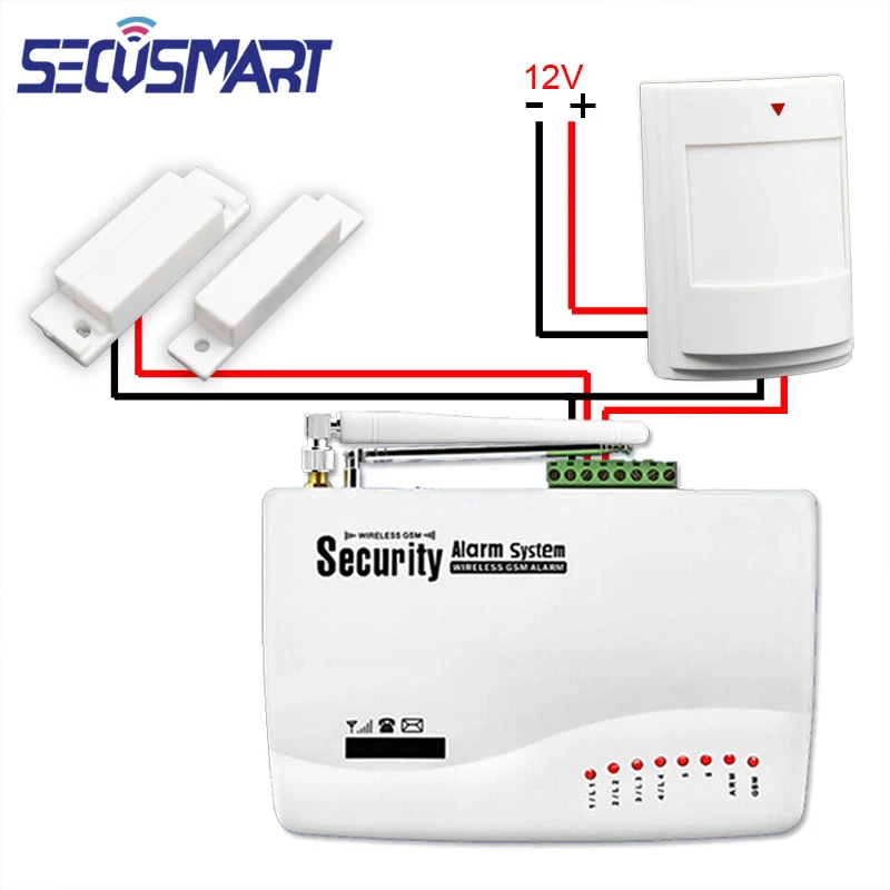 Bedrade Pir Infrarood Detector Beveiliging Human Motion Sensor Home Anti Diefstal Sensor Compatibel Gsm Alarm Systemen