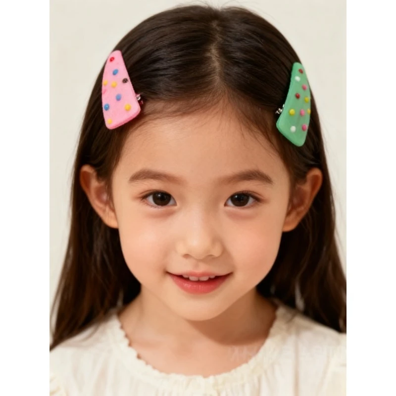 

2pcs Cute Cartoon Animal Series Hair Clips for Girls Floral Coffee Hairpin Toddler Baby Side Clip Fashion Hair Pin Accessories