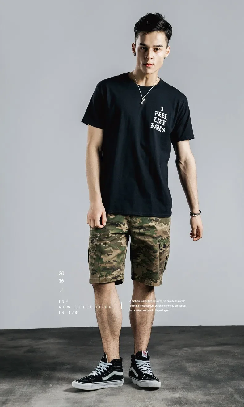 Summer Mens T Shirts YZY 3 I Feel like Paul Tee Short Sleeve or Neck T-Shirt Kanye West Pablo Oversized tshirt Women 2024 New