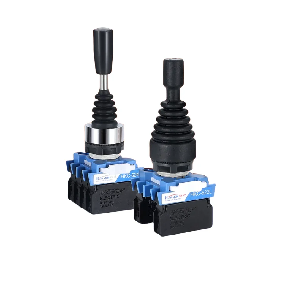 22mm Cross Rocker Master Switch Hkc-624/622 Bi-directional 4-way Self Resetting Self-locking Position Joystick
