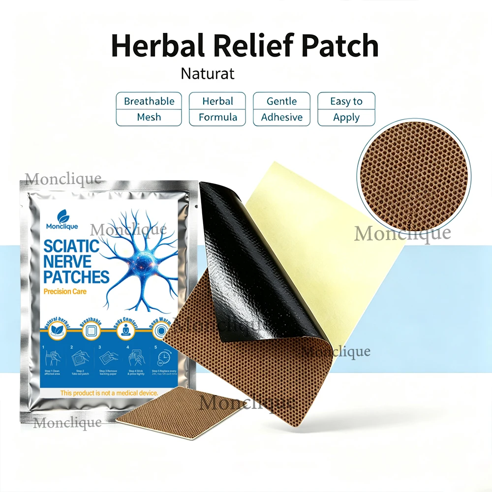 10/100PCS Hip Care Patch Hot Compress Buttocks Lumbar Spine Thigh Long-lasting Heating Skin-friendly Home Office Health Care - view 4