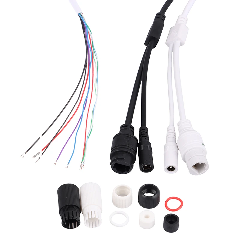48V Naar 12V Poe Kabel Met Dc Audio Ip Camera RJ45 Kabel Ingebouwde Poe Module Voor Cctv ip Camera