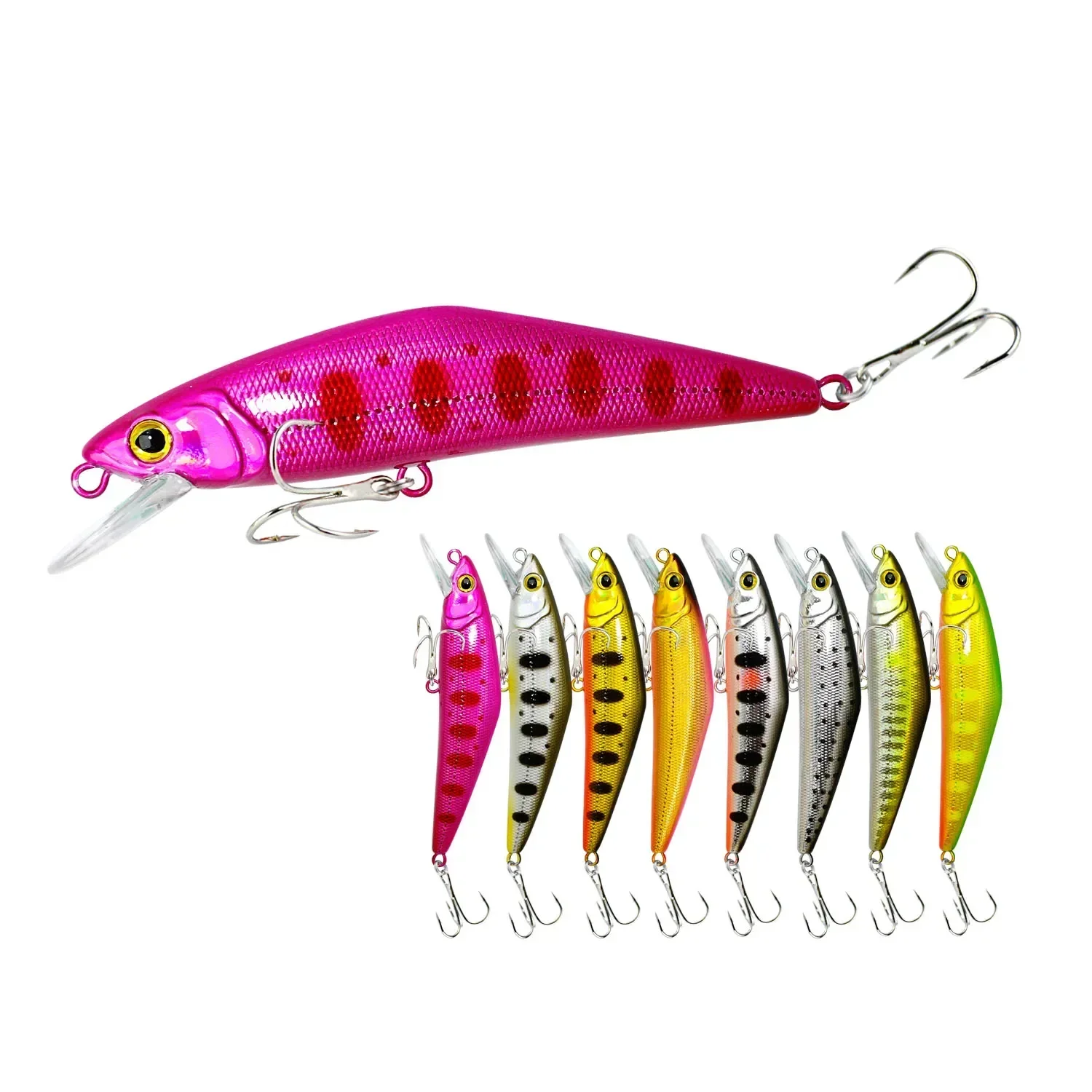 

Afishlure D-contact Smith 72mm Minnows Pesca D Contact Fishing Lure Воблер Swimbait Wobblers