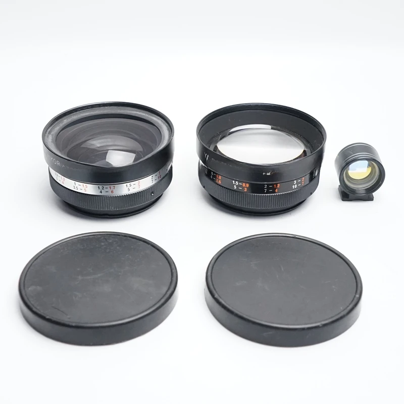 Wide angle telephoto additional mirror with viewfinder accessory 55mm increase