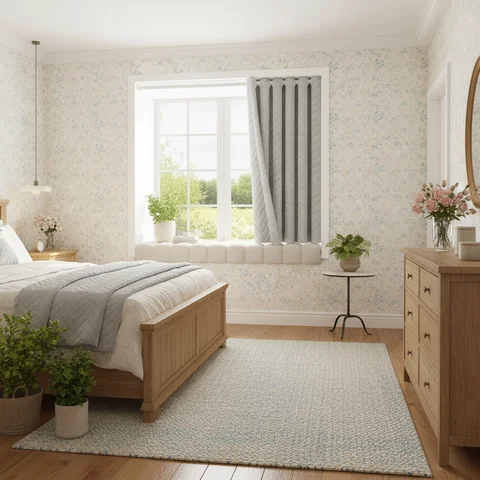 Winter Warmth Velvet Curtain, Thickened Layered Design, Sun Protection & Insulation, Windproof Window Cover, Drapery, 1pc