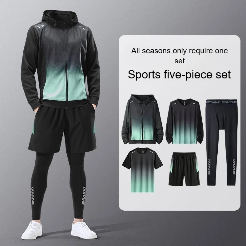 Men's Quick - Dry Sports Suit Set: For Running, Cycling, Training, Fitness & Outdoor Mountaineering