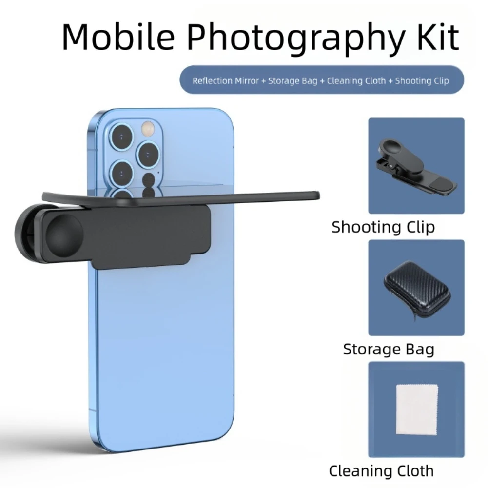 Newest Sale Adjustable Smartphone Mirror Clip Kit With Remote Control Filming Reflections Camera Photo Studio Accessories