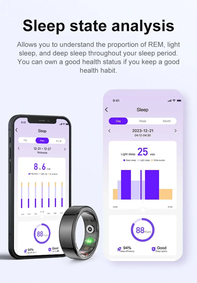 Новинка 2023 года, умное кольцо SANLEPUS, корпус из титановой стали в стиле милитари, мониторинг здоровья, IP68 и 3 атм, водонепроницаемые, мультиспортивные режимы