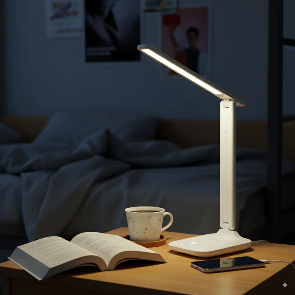 

Table Lamp Usb Plug In Eye Care Study Dimmable Reading Schoolhouse Office Foldable Desk Rechargeable Lamps For Living Room Touch