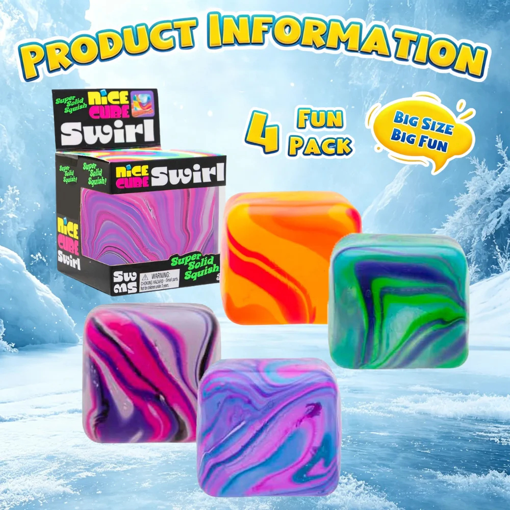

Needoh Snowflake Ice Cube Malt Sugar Squishy Blind Box Stress Relief Slow Rebound Anti-Anxiety Squeeze Toy Puzzle Hands-On Toys