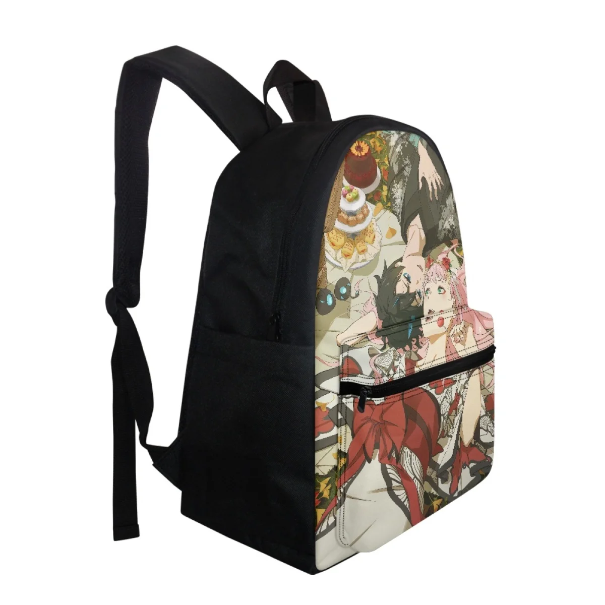 FORUDESIGNS Zero Two Printed School Bags Multipurpose Anime In The Franxx Bookbags Student Backpacks Light Simple Waterproof