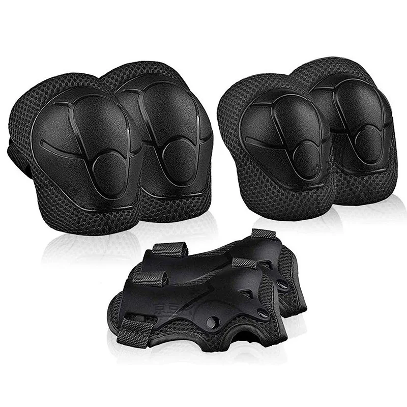 Children's Balance Cycling Sports Protective Gear,Skiing Roller Skating Knee Pads Wrist Guards Combination Guards Six-piece Set