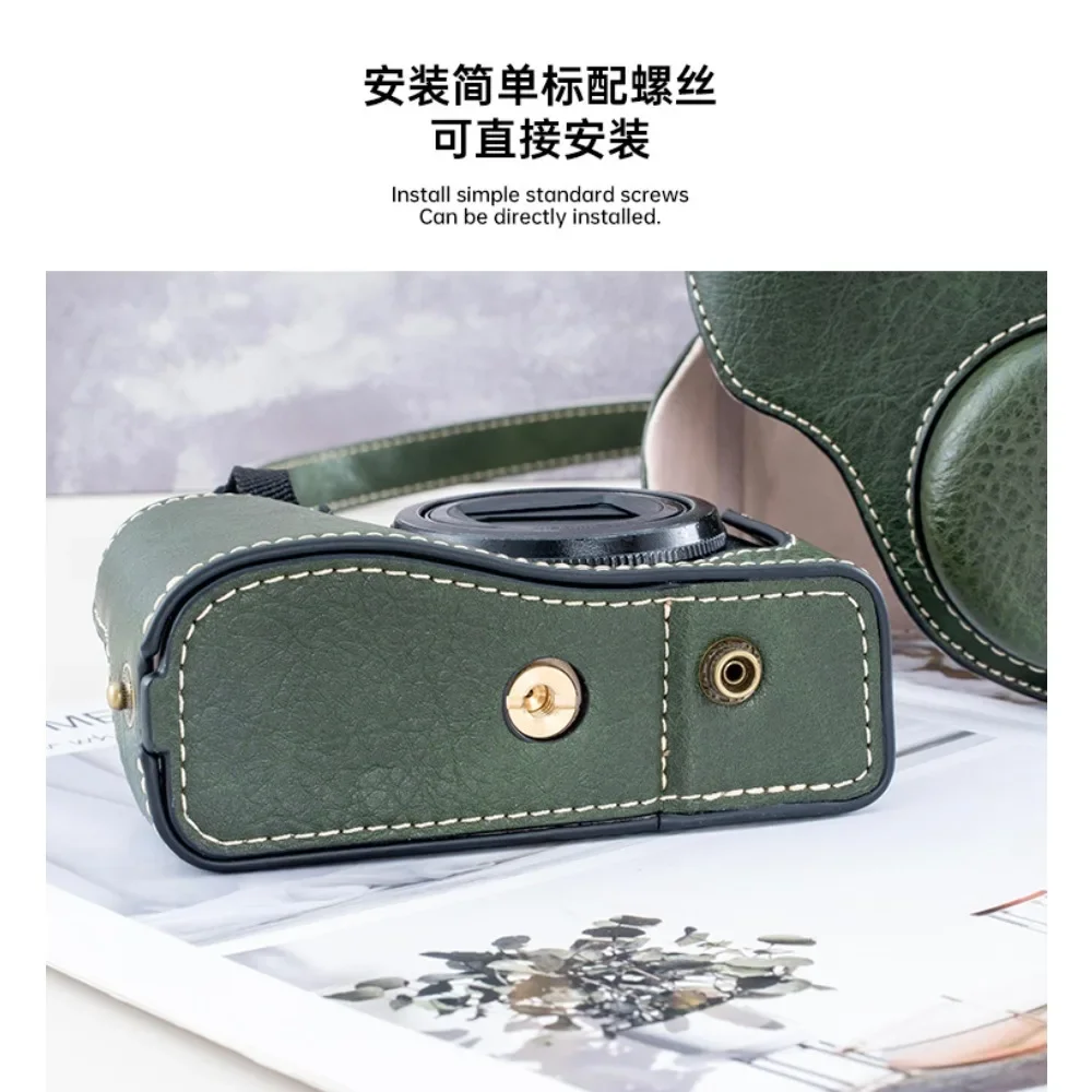 Casing PU Leather Case For Canon G12  Pretective Case camera bag All-inclusive camera case base all-inclusive accessories