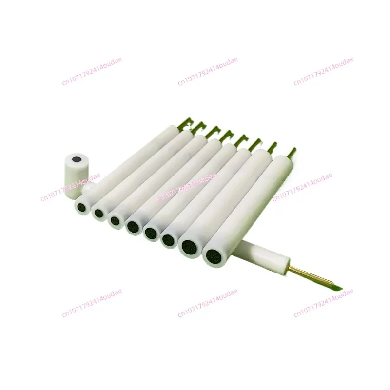 3Mm glass carbon electrode 4mm 5mm glass carbon electrode RVC glass carbon rod, PTFE shell, gold-plated copper connector