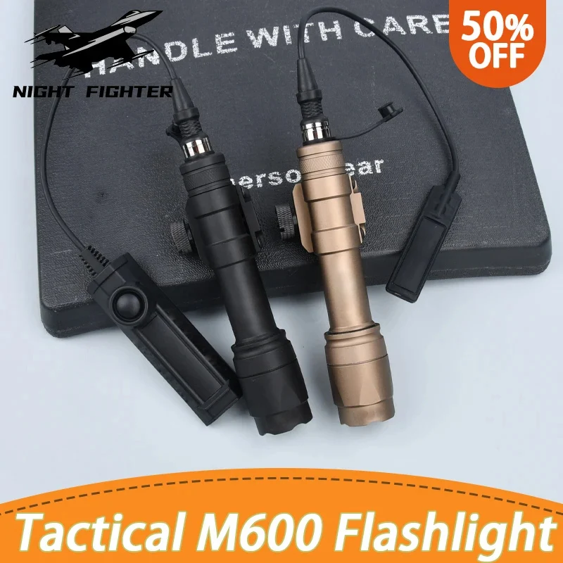 Tactical M600 M600C Hunting Weapon Flashlight Dual Function Tactical Rifle Airsoft Accessories Weapon Scout Light LED Accessorie