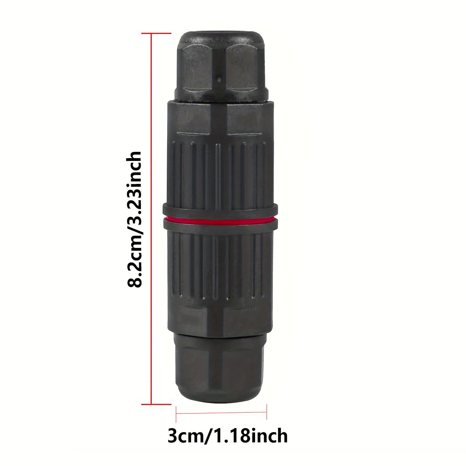 4PCS Waterproof Junction Box, 3 Way Outdoor Electrical Cable Connector, IP68 Waterproof Wire Connector Cable Range Ø 3.5-10mm