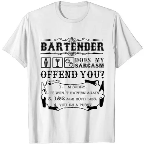 Bartender Shirt - Bartender T shirt T-shirt